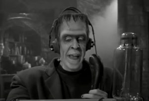 Herman Munster w Ham Radio