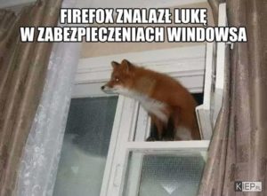 Firefox znalazł lukę w zabezpieczeniach Windowsa