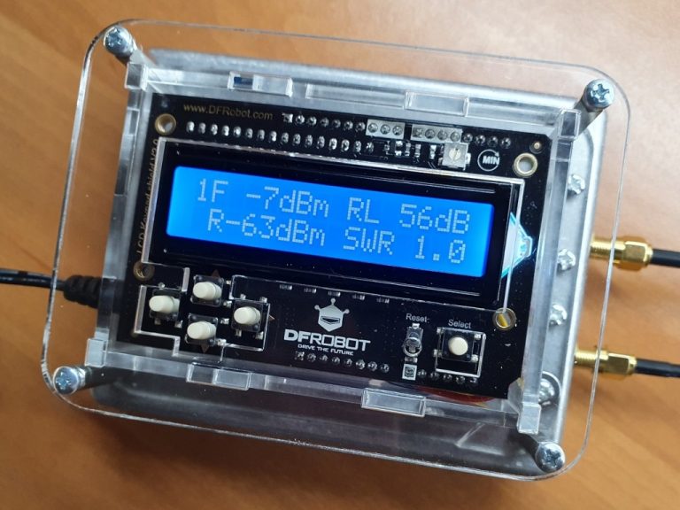 RF level meters with AD8318 Radio Club PZK LABEL HF5L