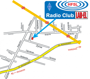 Radio Club PZK LAB-EL HF5L - location