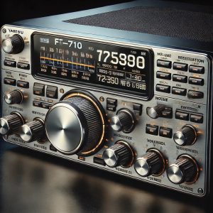 YAESU FT-710 Transceiver as imagined by ChatGPT