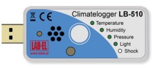 Rejestrator LB-510  - temperatury, wilgotności, ciśnienia, oświetlenia, wstrząsu, wtyczka USB